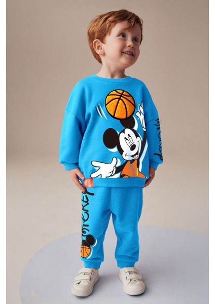 Mcky Basketbol Dokulu Erkek Çocuk takım - Mavi