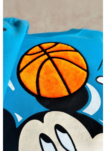 Mcky Basketbol Dokulu Erkek Çocuk takım - Mavi indirimleri