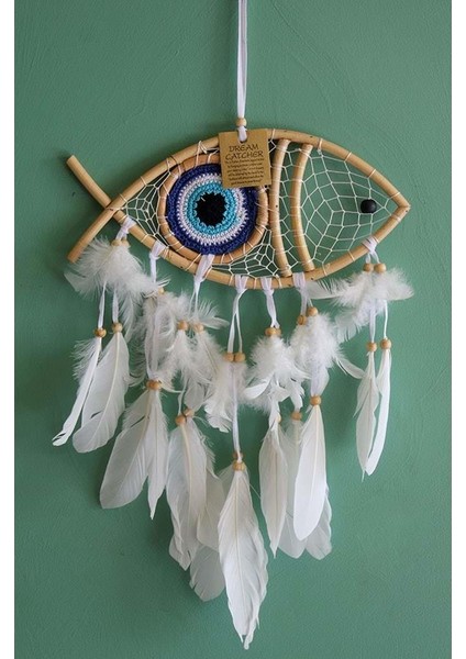Rüya Kapanı Düş Kapanı Dream Catcher Balık Tasarımı