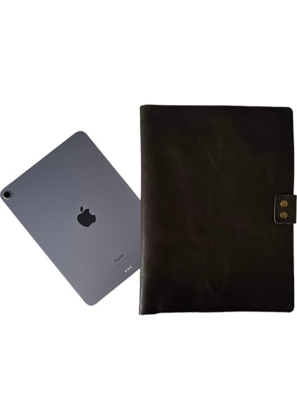 Heg Storetablet, Evrak, Defter Mini Notebook Için Çok Cepli %100 Deri Organizer