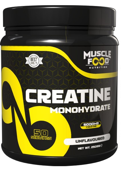 Creatine Monohydrate Amino Asit 250 gr 50 Servis