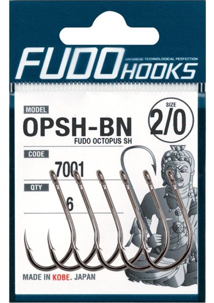 Fudo 7001 Fudo Octopus  Black Nikel İğne