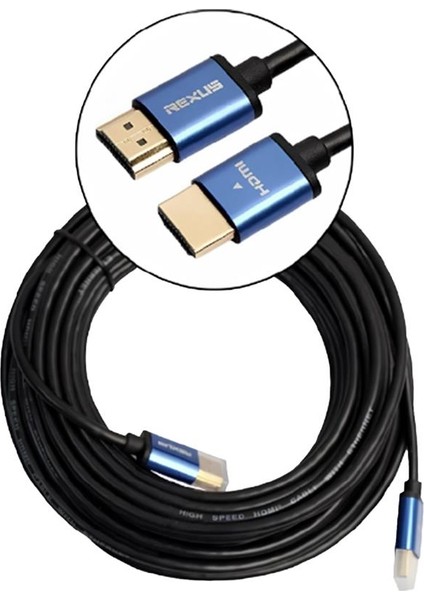 C-593 Yüksek Hız Hdmi Hdtv 4KX2K 2.0 Görüntü Aktarma Kablosu 5 Metre