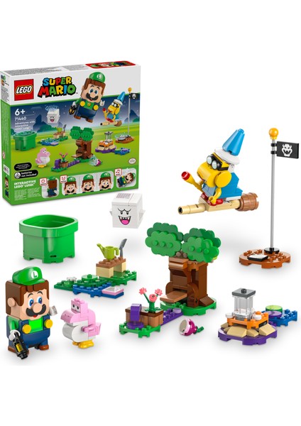 ® Super Mario İnteraktif LEGO® Luigi™ ile Maceralar 71440 - 6 Yaş ve Üzeri Çocuklar İçin Koleksiyonluk Yaratıcı Nintendo® Oyuncak Yapım Seti (210 Parça)