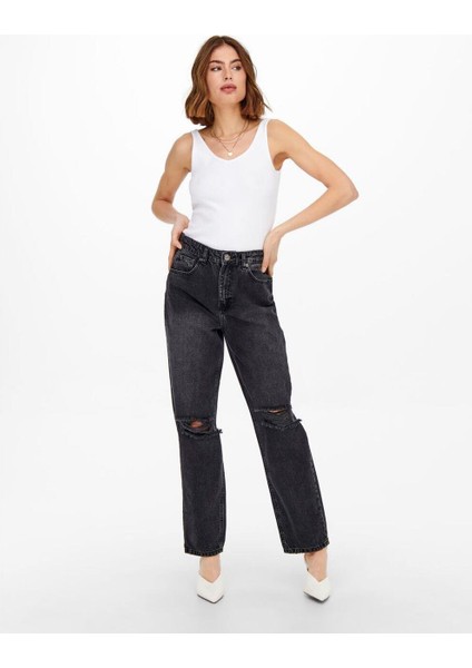 Onlrobyn Ex Hw Str L Ak Des CRO086 Noos Kadın Jean Pantolon indirimleri
