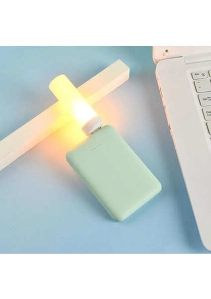 USB LED Işığı Alev Yanıp Sönen Mum Işıkları Lamba Için Güç Banka Kamp Aydınlatma Çakmak Etkisi Işık