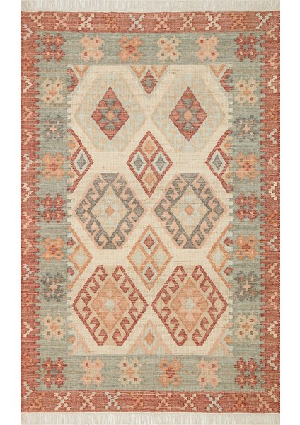 Cicim Kilim Ck 01 Multy Vıntage Desenlere Sahip Renkli El Dokuma Cicim Kilim