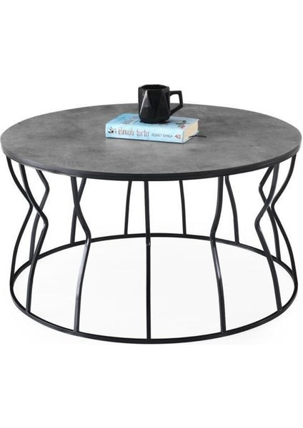 Lale Metal Orta Sehpa 80X43CM