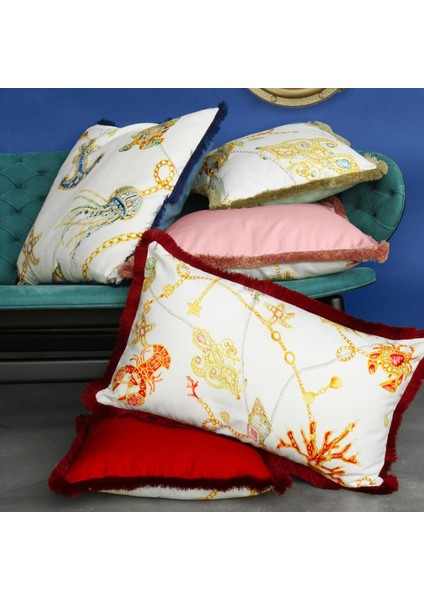 Portofino Yastık 40 cm x 70 cm Kırmızı