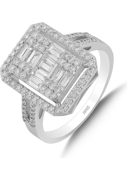 Pırlanta Baget Yüzük modelleri