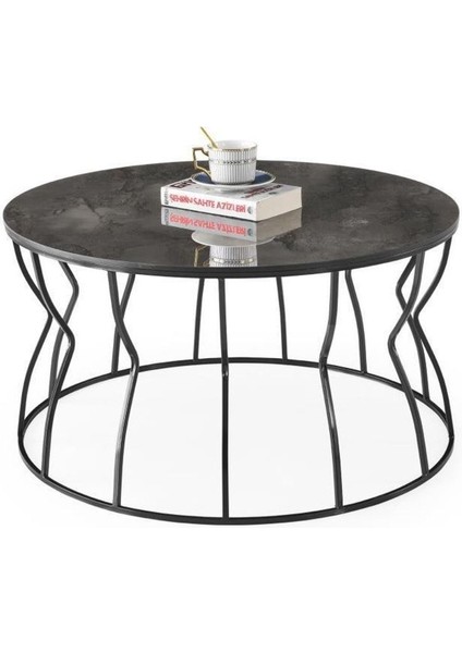 Lale Metal Orta Sehpa 80X43CM