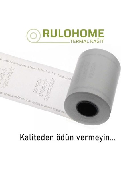 Rulohome 56X16 Termal Pos Rulosu & Yazarkasa Kağıdı 3 Paket / 30 Rulo fiyatları