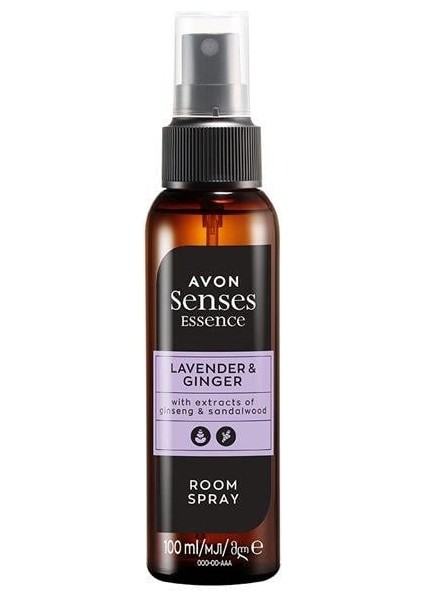 Senses Essence Lavender & Ginger Lavanta ve Zencefil Kokulu Oda Spreyi 100 ml