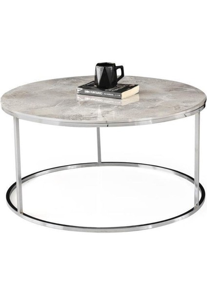 Sedef Metal Orta Sehpa 80X41CM