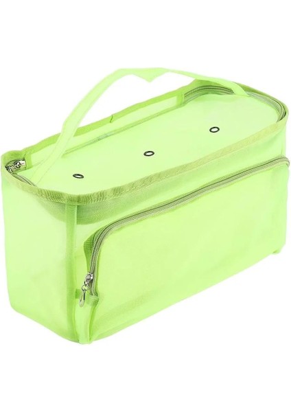 Örgü Çantası, Çok Amaçlı Çanta, Organizer Çanta | Şeffaf Yeşil LE62