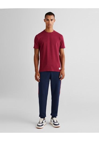 Erkek Lacivert Regular Fit Logolu Eşofman Altı 2624346T.410