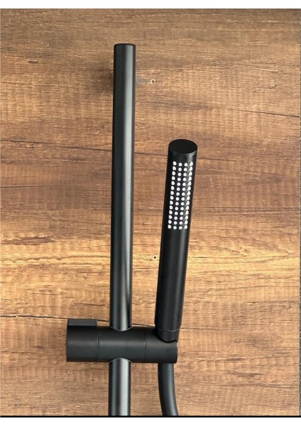 Slim 1 F Mat Siyah Sürgülü Duş Takımı A45725 fiyatları