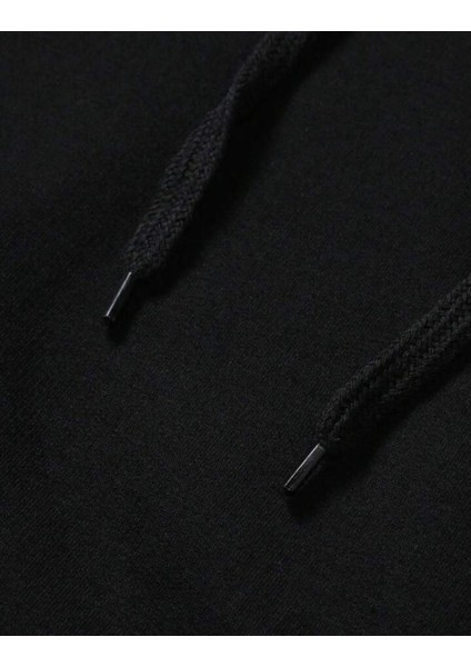 Erkek Siyah Dikey Baskılı Oversize Sweatshirt fırsatları