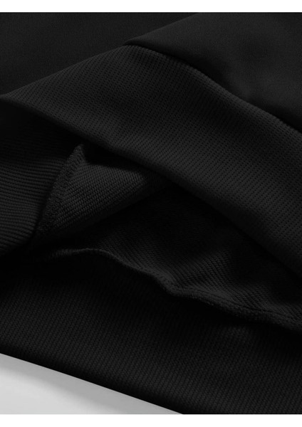 Erkek Siyah Boston Baskılı Oversize Sweatshirt fırsatları