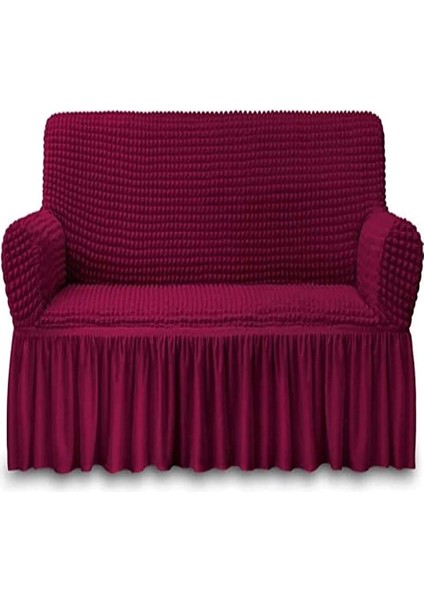 Bürümcük Likralı Yıkanabilir Koltuk, Kanepe, Çekyat Örtüsü 2 Kişilik Koltuk Örtüsü