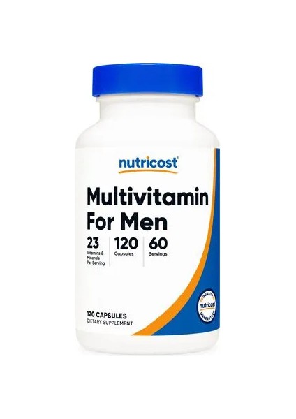 cost Multivitamin For Men Testo Booster Complex 120 Capsules