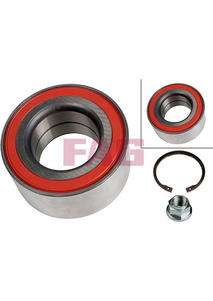 Teker Rulmani Arka Mercedes W201 W124 C124 A124 W202 S202 W203 Cl203 S203 C208 A208 W210 R170 R171 12
