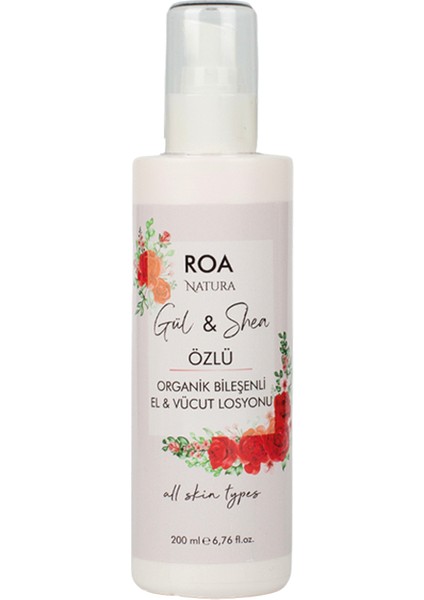 Gül ve Shea Özlü El & Vücut Losyonu fırsatları