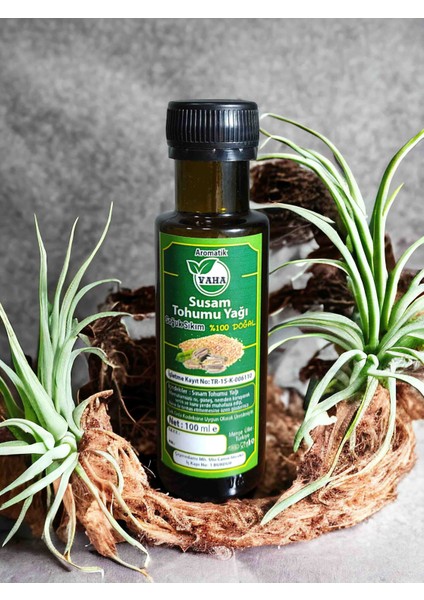 Soğuk Sıkım Susam Yağı 100 ml %100 Saf %100 Yerli Tohum