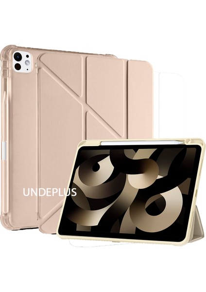 Apple iPad Pro 11 2. Nesil Kılıf Kalem Bölmeli Trifolding Case A2228 A2068 A2230 A2231