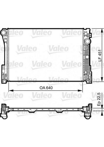 Motor Su Radyatoru Mercedes W204 S204 W212 C207 12
