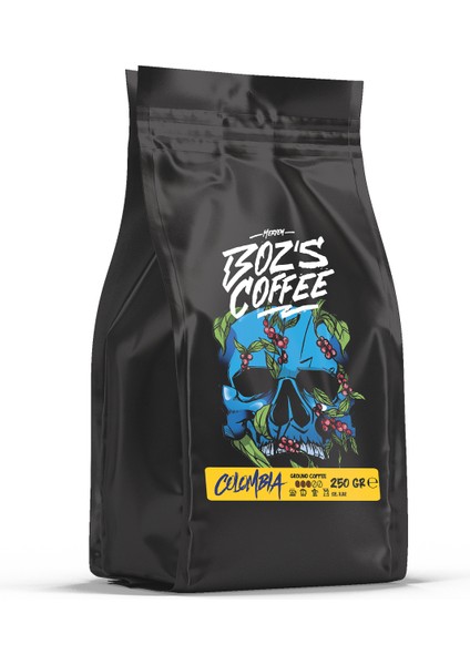 Bozs Coffee Colombia 250 gr Öğütülmüş Filtre Kahve