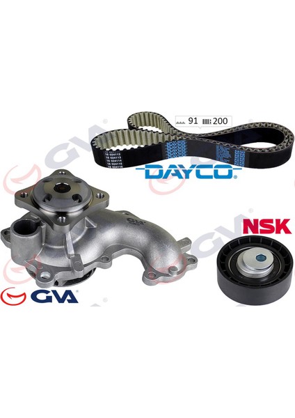 Triger Seti Teflonlu Devirdaimli Connect 2002 2013 1.8 Tdci 12