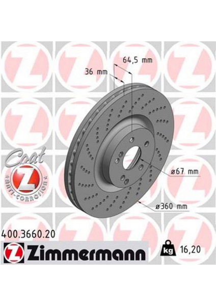 Fren Diski On Mercedes Amg W204 W205 W212 W221 12