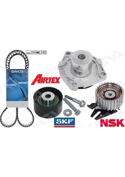 Devirdaimli Eksantrik Gergi Kiti 194X240 Egea-Doblo-Linea-Punto Evo 1.6Mjt-Bravo Ii-Combo 1.6Cdti 12