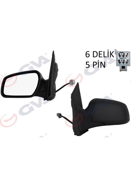 Diş Dikiz Aynasi Sol Focus 05 Elektrikli Isitmali Konveks 5 Fiş Vm-301Ehl 12