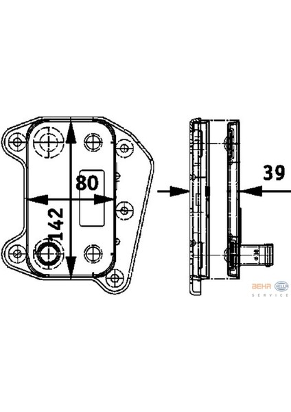 Yağ Soğutucusu [ Mercedes (Clc) , (Clk) , (C) , Sprinter 2006 - ] 12