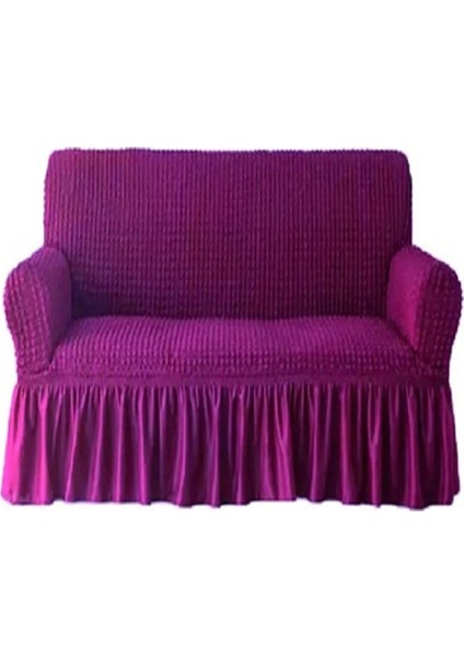 Bürümcük Likralı Yıkanabilir Koltuk, Kanepe, Çekyat Örtüsü 2 Kişilik Koltuk Örtüsü