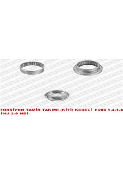Torsiyon Tamir Takimi Kiti Keçe Siz/Kapakli P206 1.4-1.6 Inj 2.0 Hdix O 12