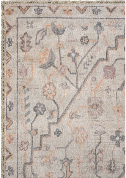 Private Krem Eskitme Vintage Halı Yolluk Dijital Baskı Hol Koridor Halısı Yıkanabilir mutfak halısı modelleri