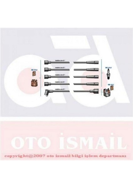 Buji Kablo Tk Dkş-M131 Düz Motor 12