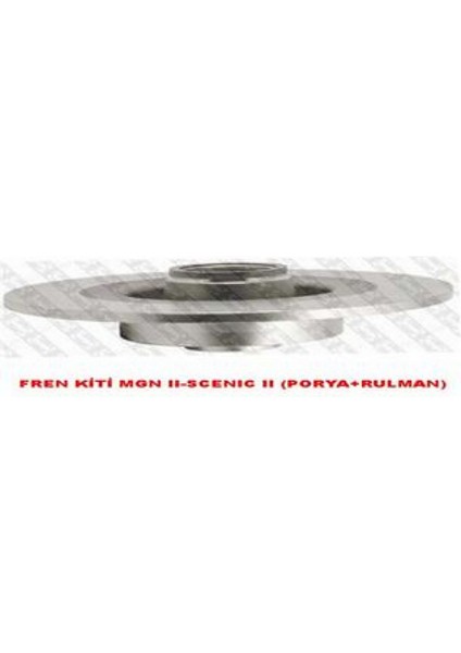 Arka Fren Aynasi Mgn Ii Sw 1.4-1.5 Dci-1.6-1.9 Dci 09/03 Scenic 06.03 270X10X4Dl Poryali 12