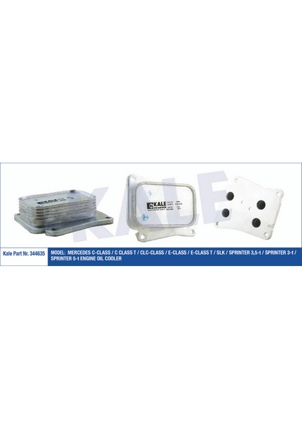 Yag Sogutucusu Mercedes M271 W203 Cl203 S203 W204 S204 C209 W211 W212 R171 12