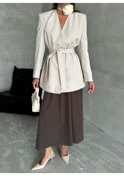 Taş Elegant Kuşaklı Ceket fiyatları