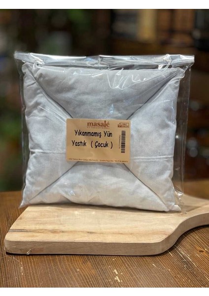 Yıkanmamış Yün Yastık ( Çocuk )
