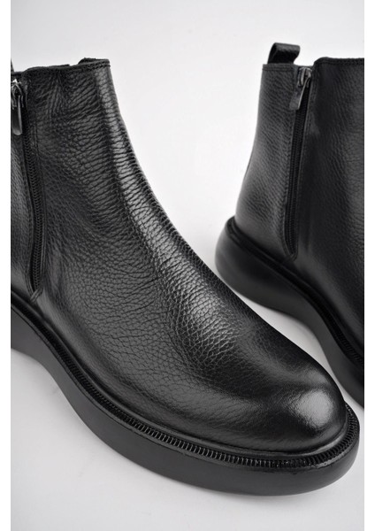 Brandon Deri Çift Fermuarlı Erkek Kışlık Chelsea Bot modelleri