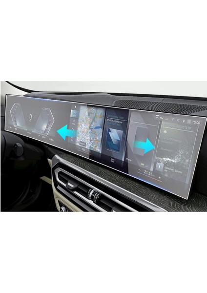 Bmw I4 M50 Mat Ekran Koruyucu Şeffaf Tam Kaplama Tek Parça