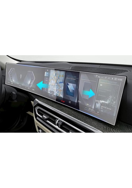 Bmw I4 M50 Ekran Koruyucu Şeffaf Nano Tam Kaplama Tek Parça