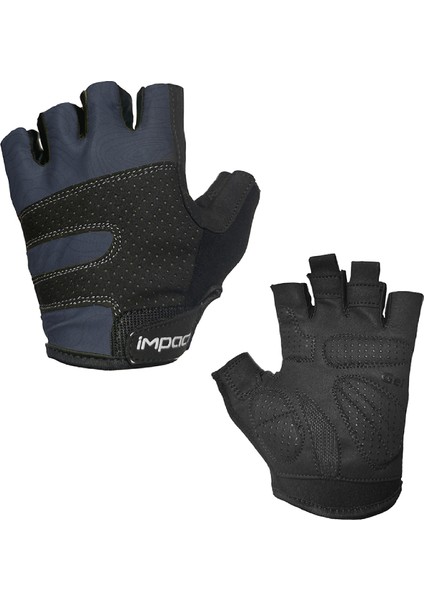 Impact Peak L Gri Kısa Parmak Jelli Bisiklet Eldiveni