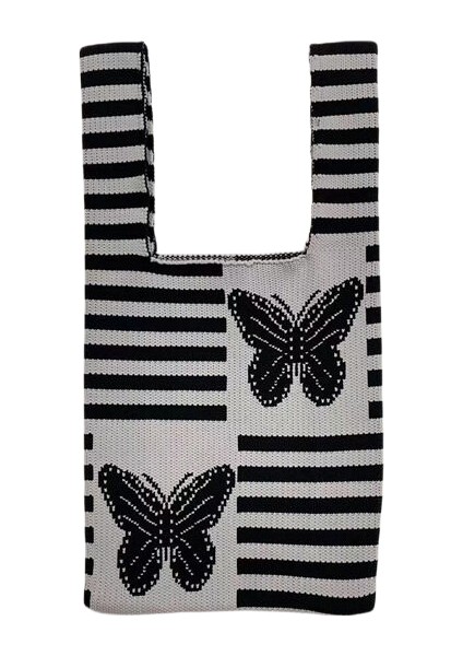 Modaya Uygun Tek Omuzlu Kadın Alışveriş Çantası, Basit ve Çok Yönlü Retro Örgü Çanta, Örgü El Omuz Çantası (Yurt Dışından)