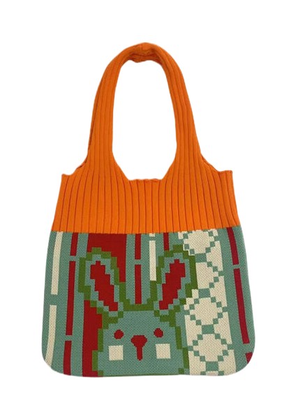 Modaya Uygun Tek Omuzlu Kadın Alışveriş Çantası, Basit ve Çok Yönlü Retro Örgü Çanta, Örgü El Omuz Çantası (Yurt Dışından) modelleri